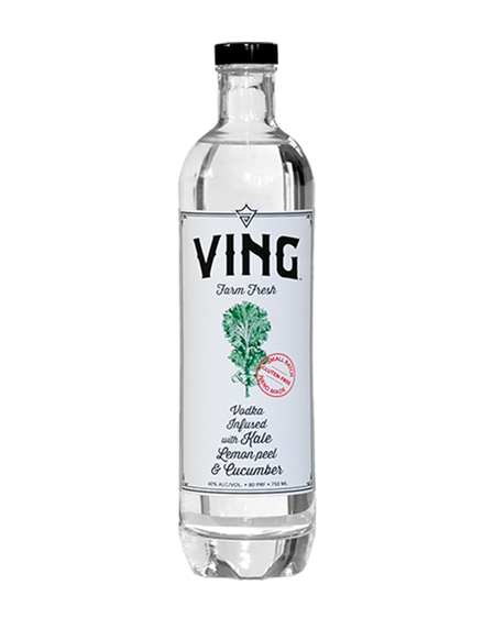 VING Kale, Lemon Peel & Cucumber Vodka 750mL - 